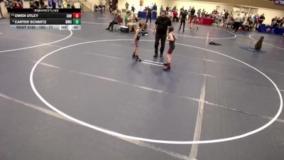 10U - 77 lbs Quarters - Henry Seidl, ANML vs Landon Kratt, Summit Wrestling Academy