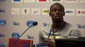 Usain Bolt wins 100m DL and ready for break after at 2012 Brussels Diamond League