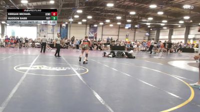 160 lbs Rr Rnd 2 - Keegan Michael, CCWC Blue vs Hudson Babb, Patton Trained Red