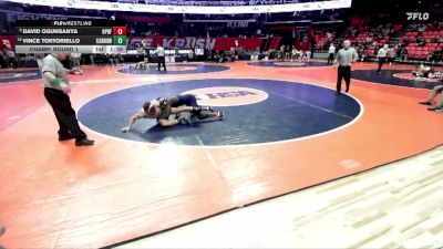 3A 150 lbs Champ. Round 1 - Vince Tortoriello, Glen Ellyn (Glenbard West) vs David Ogunsanya, Oak Park (O.P.-River Forest)