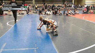 53 lbs Rr Rnd 3 - Arturo DelVecchio, Cordoba Trained - K3 vs Dylan Yoon, RedNose Wrestling School - K3