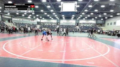 149 lbs Champ. Round 2 - Evan Mcghee, Lindsey Wilson (Ky.) vs Peter Williams, Mt. Olive