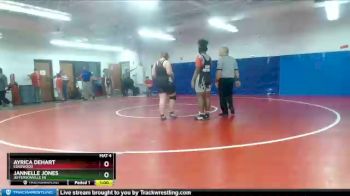 250 lbs Cons. Semi - Jannelle Jones, Jeffersonville HS vs Ayrica Dehart, Edgewood