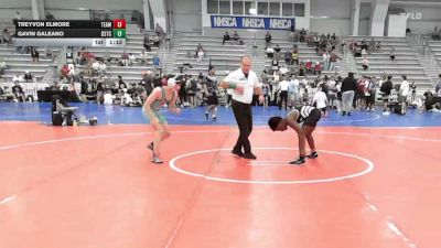 106 lbs Rr Rnd 1 - Treyvon Elmore, Team Iron Bear AAU - HSB vs Gavin Galeano, D3 Training Center - HSB