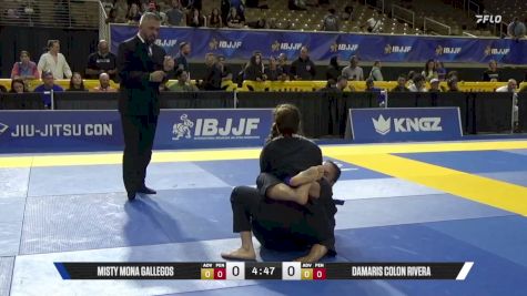 Misty Mona Gallegos vs Damaris Colon Rivera 2026 Pan Jiu Jitsu IBJJF Championship