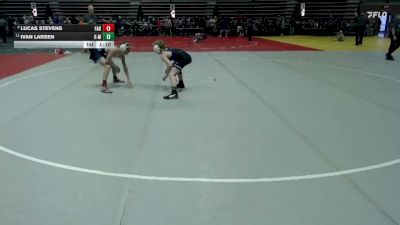 105 lbs Semifinal - Ivan Larsen, K-M vs Lucas Stevens, Farmington