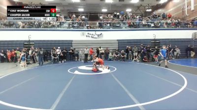 76 lbs Champ. Round 1 - Colt Morgan, 208 Spartan WC vs Cooper Jacob, Kimberly Bulldog Wrestling Club