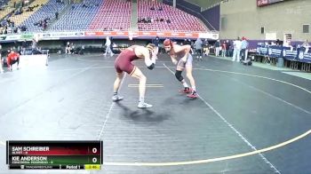 125 lbs Finals (2 Team) - Kie Anderson, Concordia-Moorhead vs Sam Schreiber, Olivet