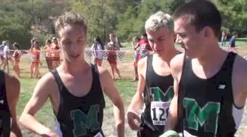 Miramonte varsity squad after the race at 2012 Ed Sias XC Invite