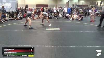 130 lbs Finals (8 Team) - Connor Greer, Team Gotcha vs Gavin Lewis, POWA