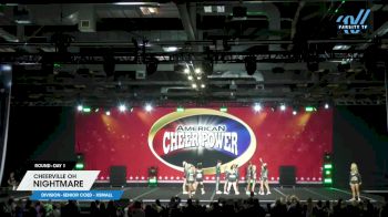 CheerVille OH - Nightmare [2024 L6 Senior Coed - XSmall Day 1] 2024 Cheer Power Grand Nationals