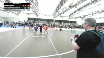 110-I lbs Consi Of 32 #2 - Ben Marceau, GPS Wrestling Club vs Samaj Weatherspoon, Linden Street Wrestling Club