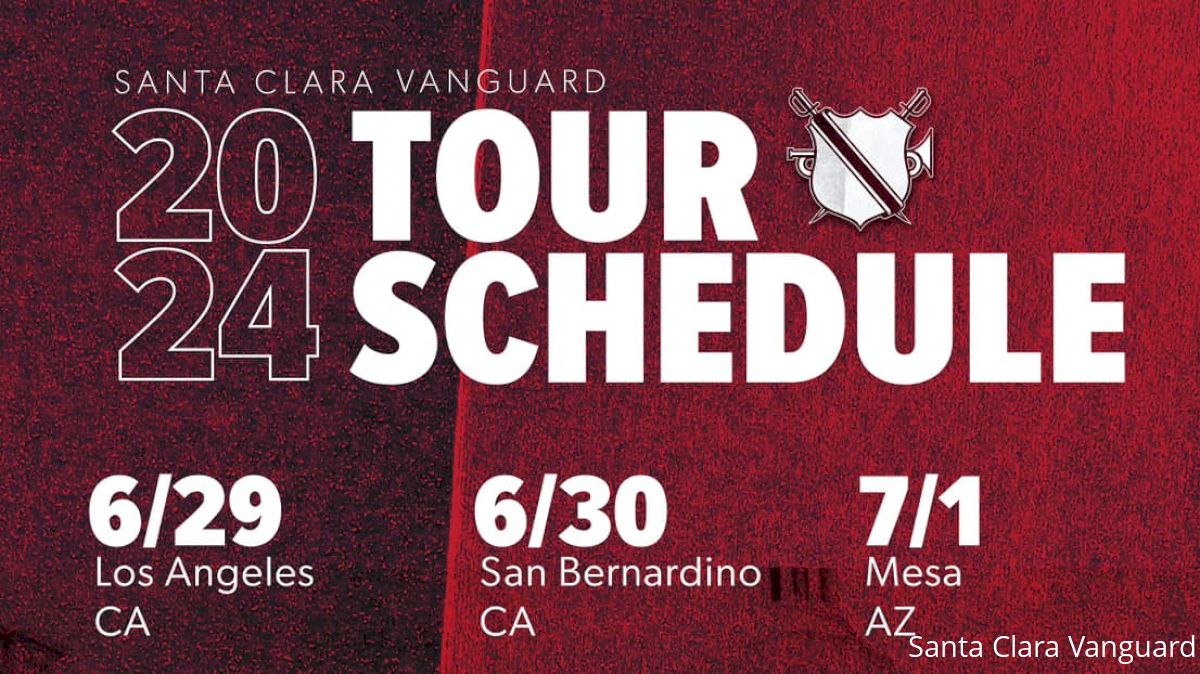 RUNNING LIST DCI 2024 Individual Corps Tour Schedules FloMarching