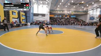 132 lbs Cons. Round 2 - Albert Weismiller, St Georges Tech HS vs Kaden Farr, Delmar Junior-Senior H S