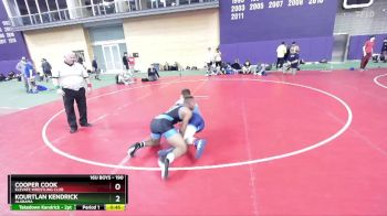 190 lbs Cons. Round 2 - Kourtlan Kendrick, Alabama vs Cooper Cook, Elevate Wrestling Club