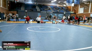 72-74 lbs Round 2 - Kayde Wardell, Morgan Wrestling Club vs Cole Jenkins, Grantsville Wrestling Club