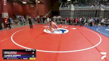 126 lbs Semifinal - Jonah Schulz, Cody Wrestling Club vs Cameron Sisneros, Camel Kids Wrestling