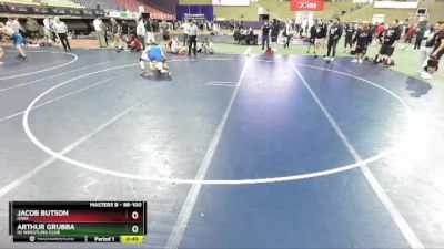 88-100 lbs Cons. Semi - Jacob Butson, Iowa vs Arthur Grubba, ISI Wrestling Club