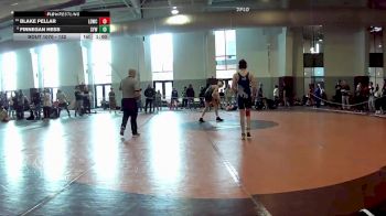 132 lbs Cons. Round 2 - Blake Pellar, Legacy Dragons Wrestling Club vs Finnegan Hess, Smithfield Youth Wrestling