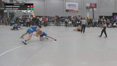 150 lbs Cons. Rd Of 16 - Tristan Stoeser, Jackrabbit Wrestling Academy vs Mitchel Baker, Jackson