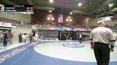 2A 157 lbs Champ. Round 1 - Kasen Crum, Duchesne vs Talis Platt, Enterprise