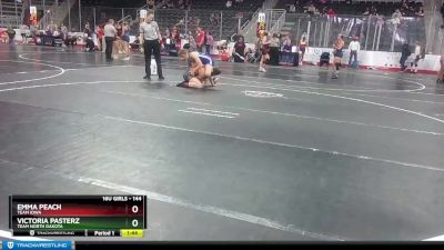 144 lbs Quarterfinal - Emma Peach, Team Iowa vs Victoria Pasterz, Team North Dakota