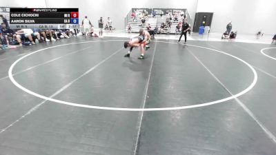 132 lbs Cole Cichocki, Michigan Red vs Aaron Silva, California Blue