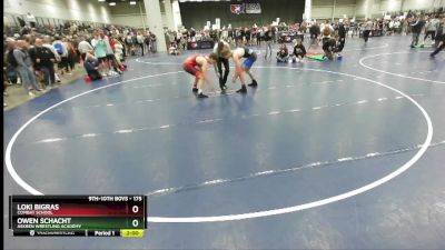 175 lbs Champ. Round 2 - Loki Bigras, Combat School vs Owen Schacht, Askren Wrestling Academy