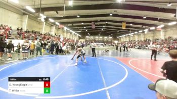 116 lbs Consi Of 8 #1 - Damien YoungEagle, Stout Wr Acd vs Traycer White, Mancos Bluejays