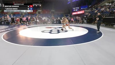 113 lbs Champ. Rd Of 64 - Braylen Johnson, AL vs Lincoln Swick, WI