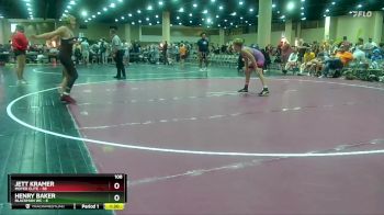 108 lbs Round 5 (8 Team) - Jett Kramer, Moyer Elite vs Henry Baker, Blackman WC