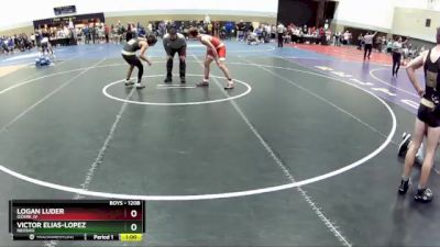 120B Cons. Round 2 - Logan Luder, Ozark JV vs Victor Elias-Lopez, Neosho