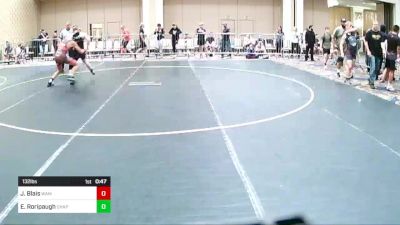 132 lbs Consi Of 16 #2 - Jordan Blais, WAMMA NextGen vs Eli Roripaugh, Chaparral HS