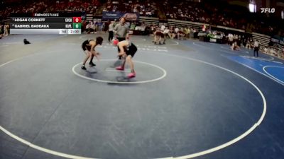 D 3 113 lbs Quarterfinal - Logan Cornett, Evangel Christian vs Gabriel Badeaux, Kaplan