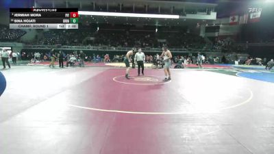 215 lbs Champ. Round 1 - Jermiah Mora, Pitman vs Sina Hojati, Granite Bay