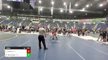 109 lbs Round Of 16 - Landon Lantry, Hotshots vs August Hennings, Nebraska Boyz