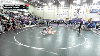 126 lbs Champ. Round 2 - Montgomery Wydra, Kirkwood vs Kristopher Sanders, Chattanoogan Christian