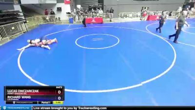 170 lbs Cons. Round 4 - Lucas Owczarczak, Honey Badgers WC vs Richard Wang, California