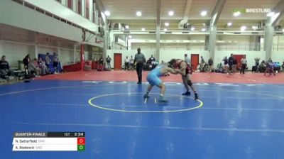 174 lbs Quarterfinal - Noah Satterfield, Davidson vs Adis Radoncic, Unc