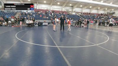 135 lbs Cons. Quarters - Joise Perez vs Destiny Pena, Silverback
