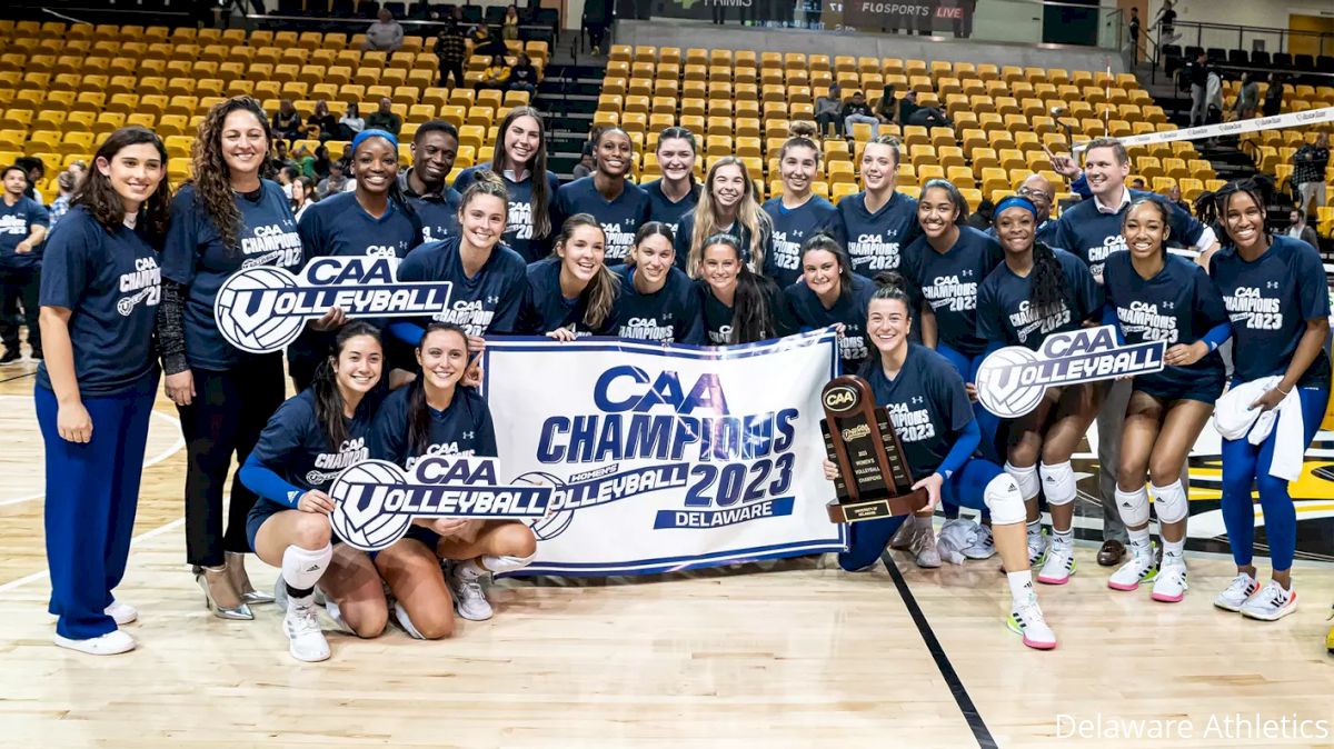 Delaware Defeats Towson In 4 Sets for Program's Fifth CAA Volleyball Title