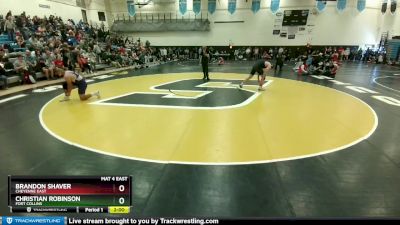 193-196 lbs Round 1 - Christian Robinson, Fort Collins vs Brandon Shaver, Cheyenne East