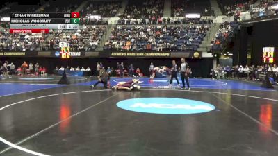 197 lbs Quarterfinal - Ethan Winkelman, Augsburg vs Nicholas Woodruff, Penn Tech