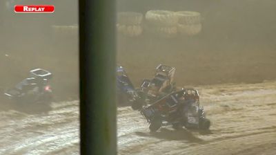 Top Two Cars Caught Up In Early Crash At USAC Hangtown 100