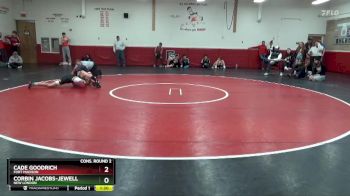144 lbs Cons. Round 2 - Cade Goodrich, Fort Madison vs Corbin Jacobs-Jewell, New London