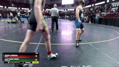 126 lbs Champ. Round 1 - John Curran, Kuna vs Matthew Papa, Meridian