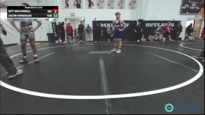 100 lbs Rr Rnd 3 - Jett McConnell, Chickasha Youth Wrestling vs Bowen Morgan, Amped Wrestling Club