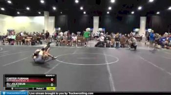 98 lbs Round 5 (8 Team) - Carter Furman, Backyard Boyz Black vs Eli Jolicoeur, Suwannee