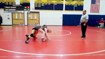 124 lbs Quarterfinal - Ava Sommers, Walsh Jesuit High School vs Finley Gilbert, Clearfield Area Hs