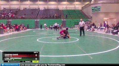 125 lbs Quarterfinals (8 Team) - Zaniyah Davis, Jordan vs Lyric Drumgoole, Greenbrier